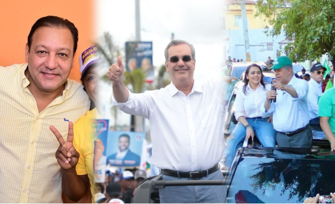 El presidente del país, Luis Abinader, quien se presentará a los comicios de mayo, se trasladó a los municipios Santo Domingo Este y Boca Chica, en la provincia Santo Domingo, en apoyo a los candidatos de estas demarcaciones por el oficialista Partido Revolucionario Moderno (PRM).